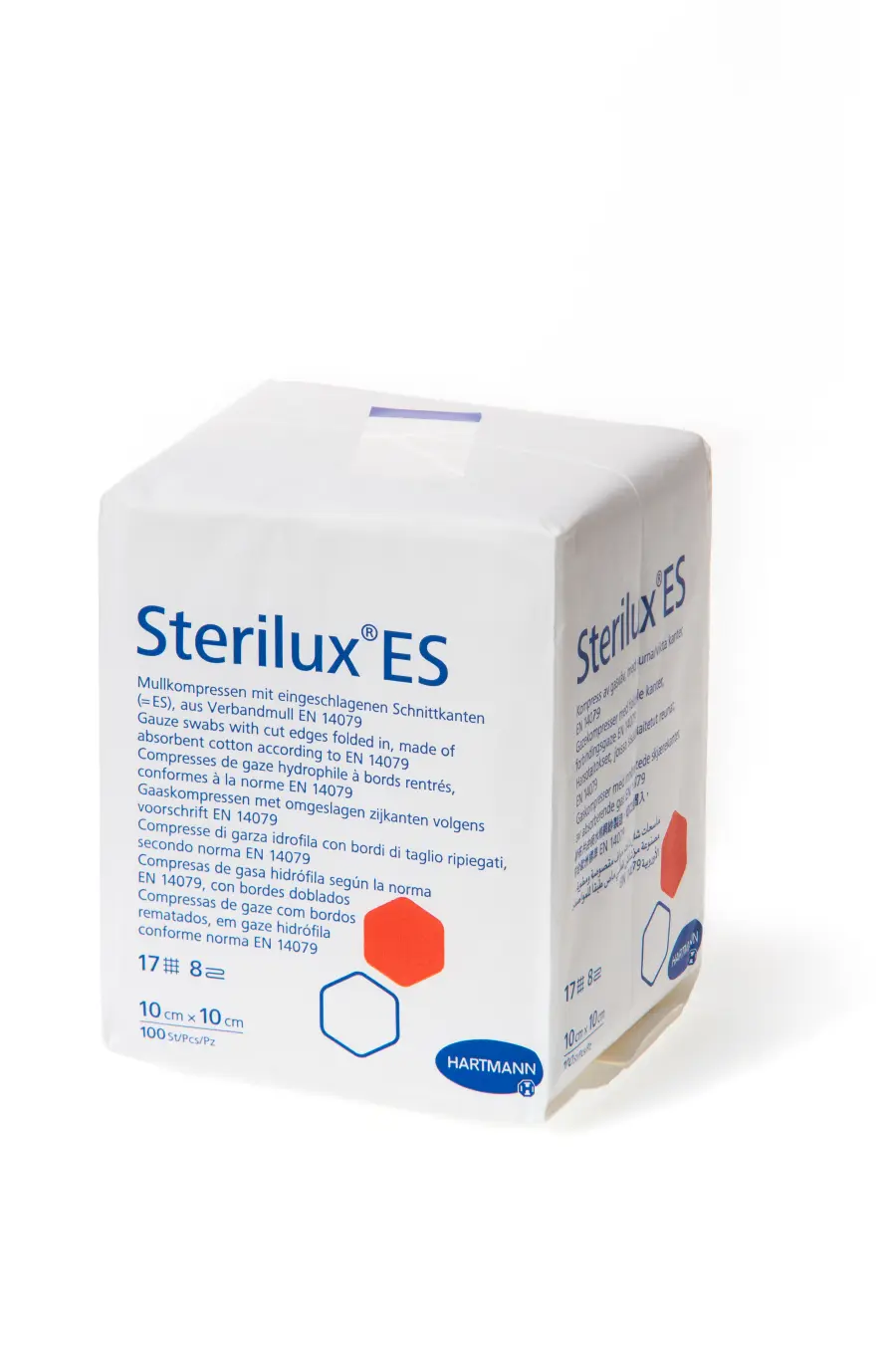 8380_GAZOVY KOMPRES STERILUX ES NESTERILNI 10X10CM 100KS